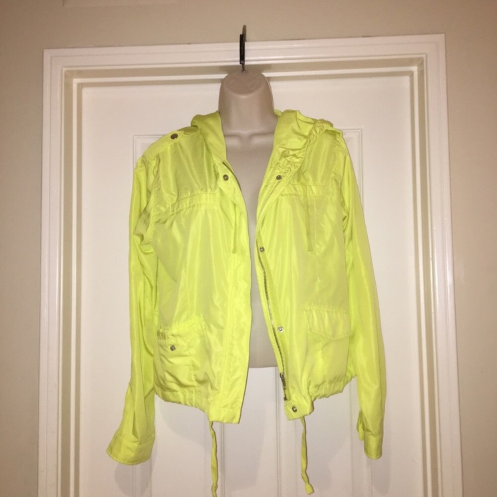 🔰 forever 21 neon windbreaker